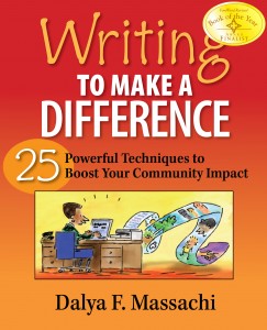 "Writing to make a Difference" by Dalya Massachi